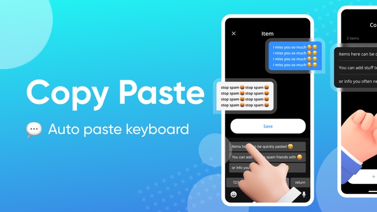 Copypaste Auto Keyboard By Oasis Software 2068