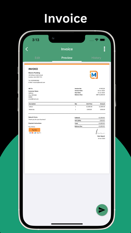 #2. Estimate Maker & Invoice App (iOS) 由: Zoomifi