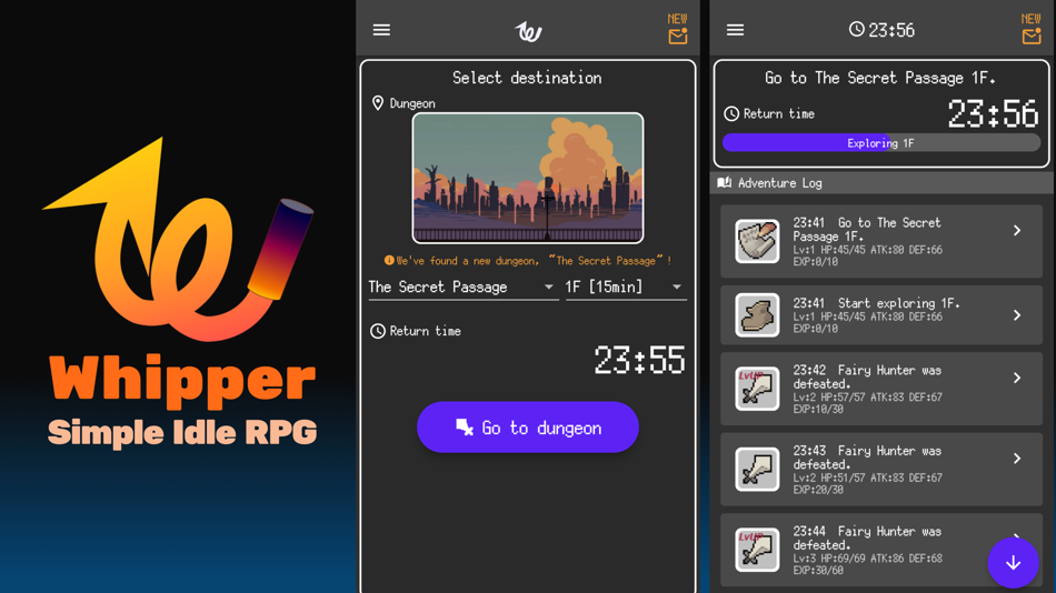 Whipper - Idle RPG - 2.1 - (iOS)