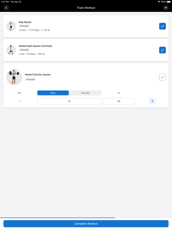 Fit Body Check In iPad screenshot 5 - Health & Fitness app