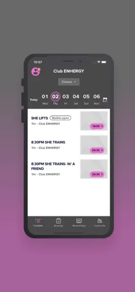 Game screenshot Club Enhergy apk