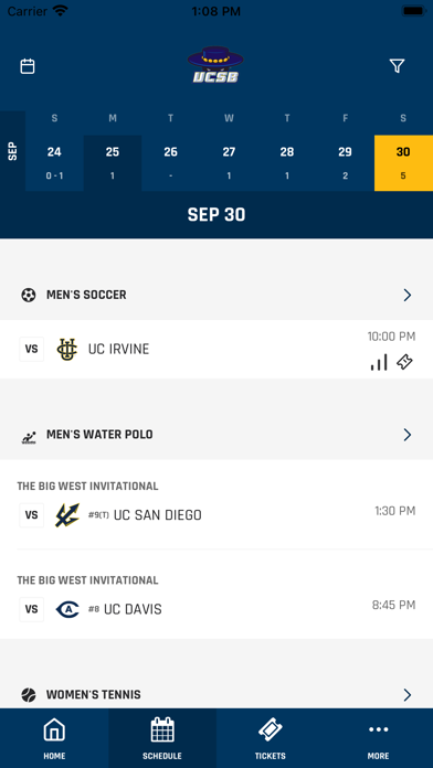 UC Santa Barbara Gauchos Screenshot