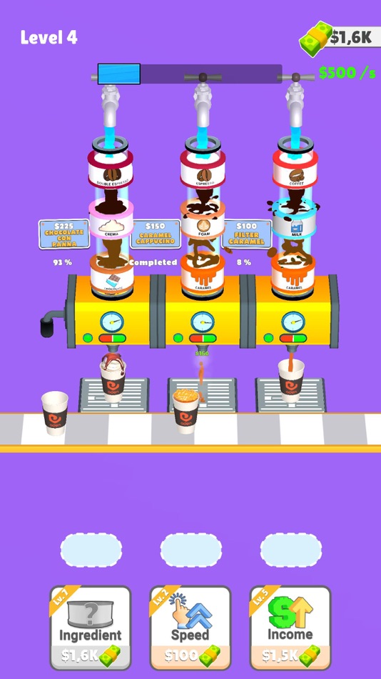 #4. Coffee Merge Clicker! (iOS) 由: Aden Games