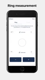 ring sizer - ring measure app iphone screenshot 2