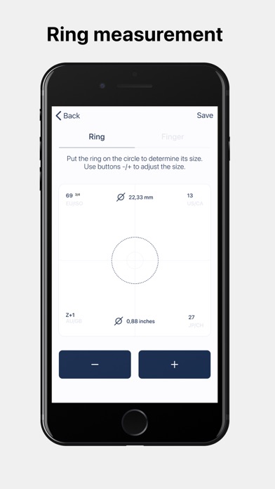 Ring Sizer - Ring Measure app Screenshot