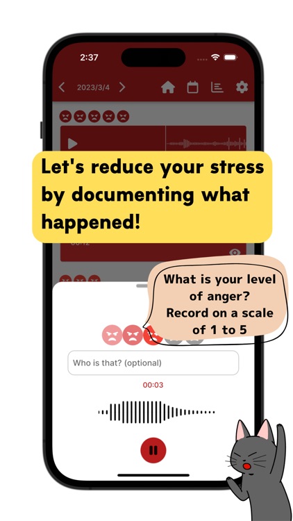 Anger Diary Voice : angry log screenshot-3