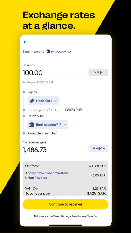 Western Union Send Money SA screenshot-5