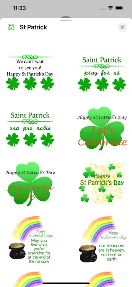 Game screenshot St Patrick stickers apk