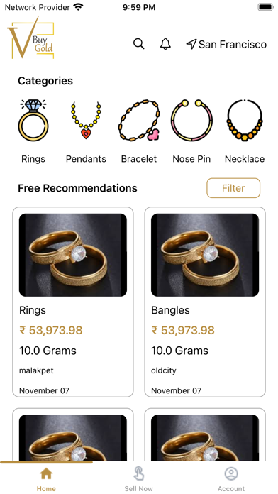 V-BuyGold Screenshot