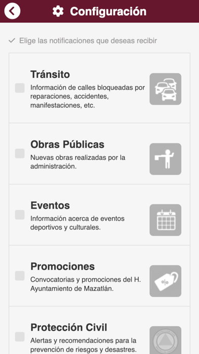 Mazatlán App Screenshot