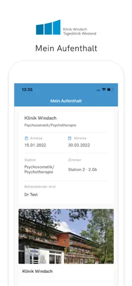 Game screenshot Klinik Windach Patientenapp hack