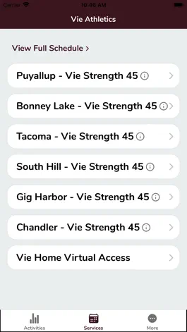 Game screenshot Vie Athletics Schedule App hack