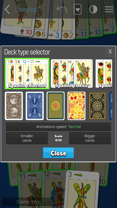 Chinchon cards Screenshot