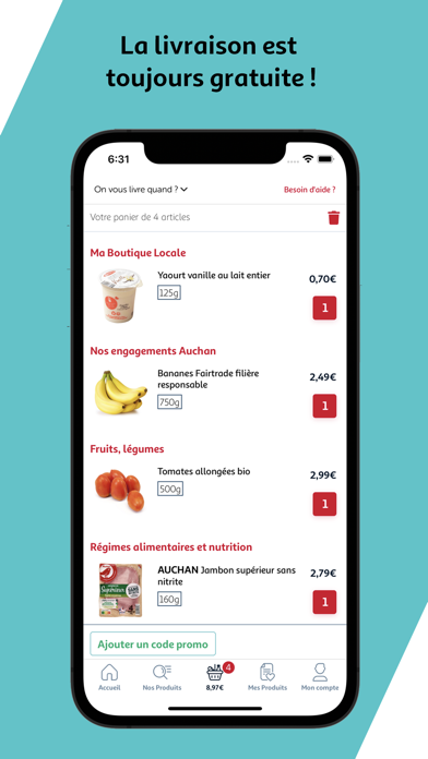 Screenshot #3 pour Auchan Écolivraison