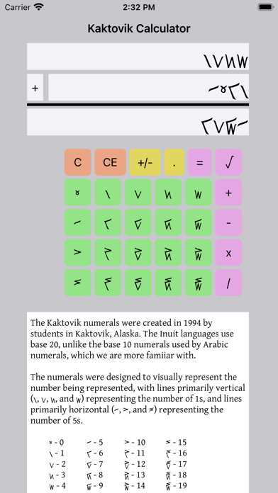Screenshot #1 pour Kaktovik Numeral Calculator