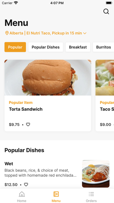 El Nutri Taco Screenshot