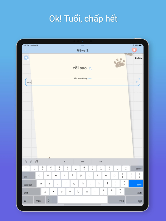 Nối từ chơi nối từ đê