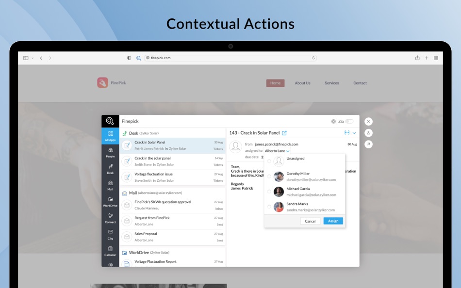 #4. Zia Search from Zoho (macOS) 由: Zoho Corporation