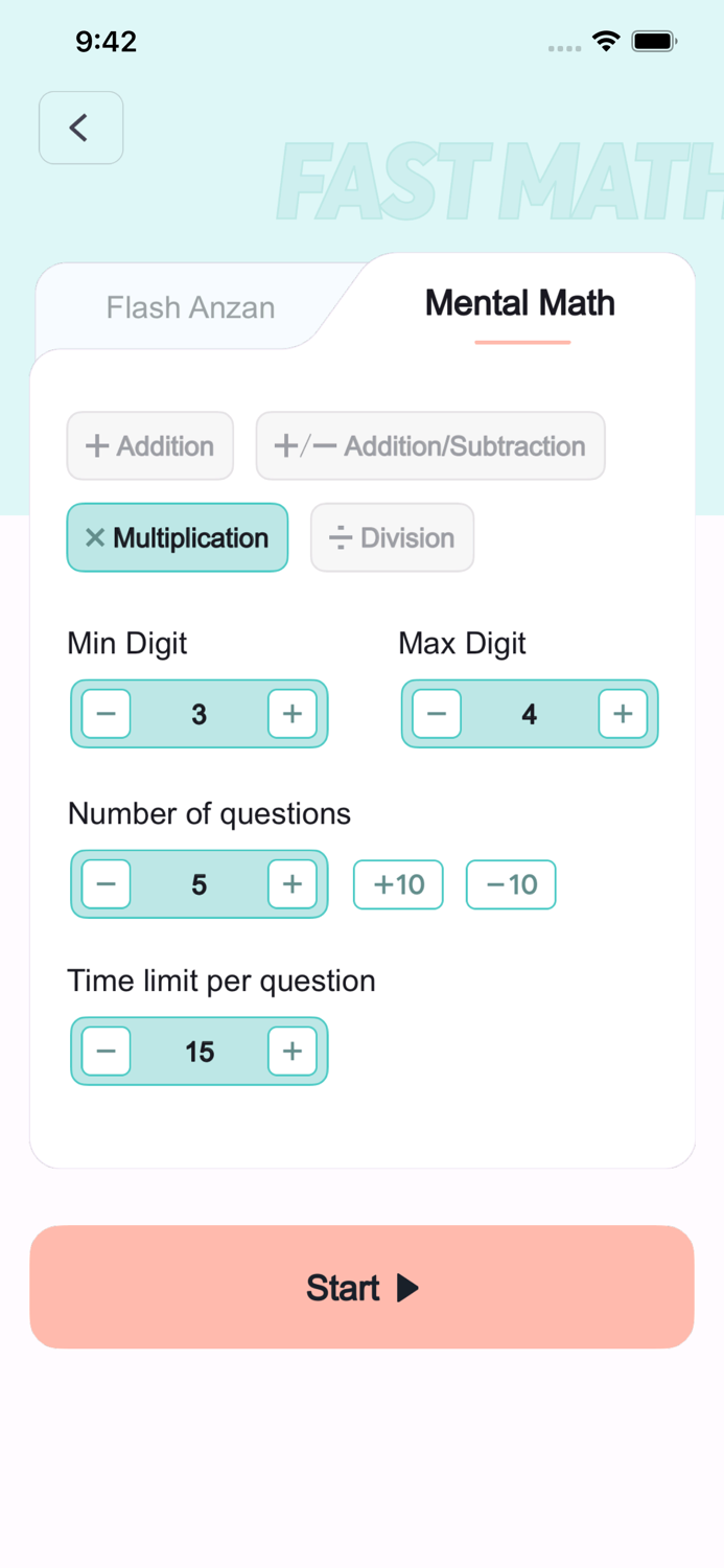 Abacus Mental Math Training