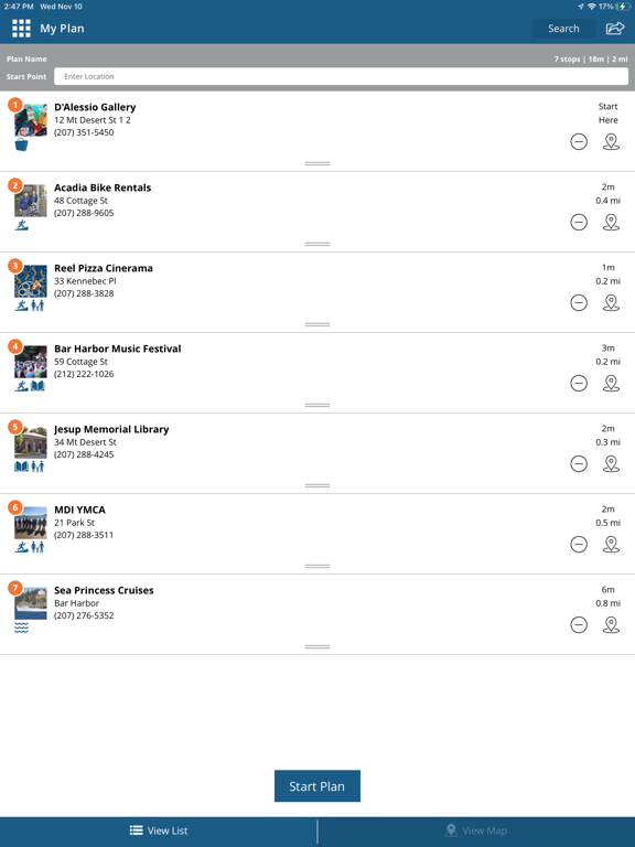 Visit Bar Harbor iPad screenshot 7 - Travel app