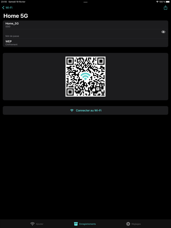 Screenshot #6 pour Mon Wi-Fi avec QR Code