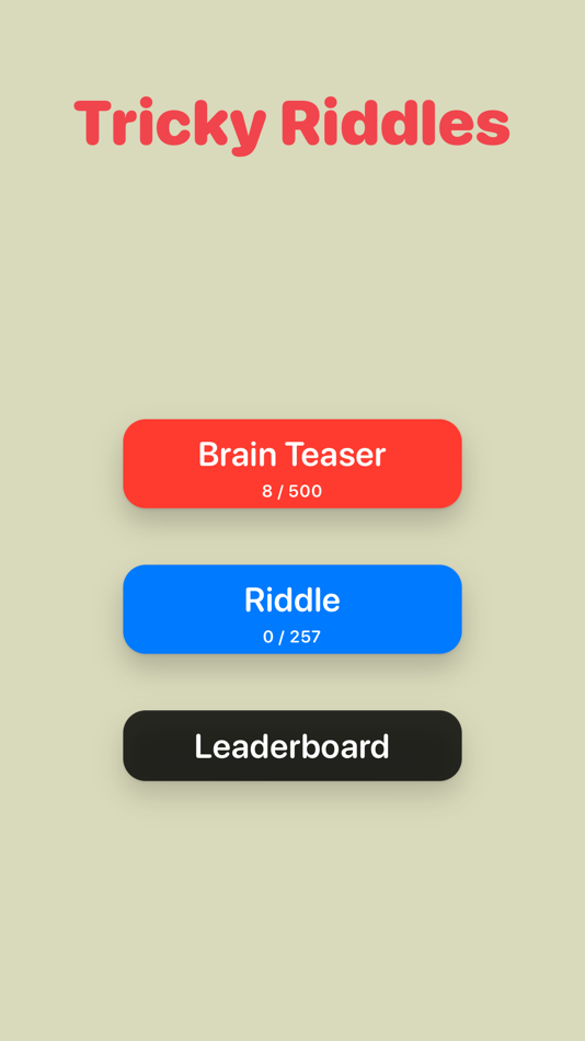 Tricky Riddles - Brain Teaser - 1.1 - (iOS)