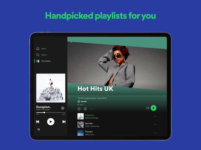 ‎Spotify - Music and Podcasts Screenshot