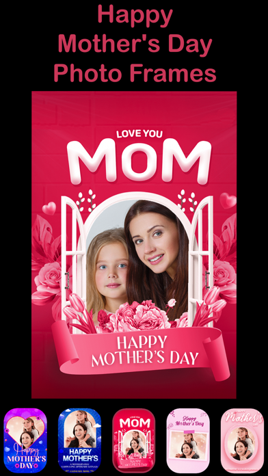 Mother's Day Photo Frames Edit Screenshot