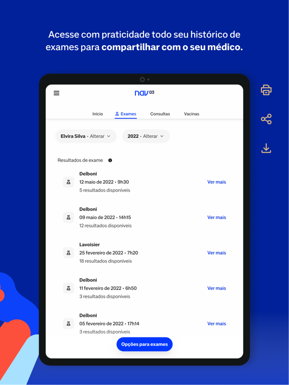 Screenshot #6 pour Nav Dasa: Exames e Consultas
