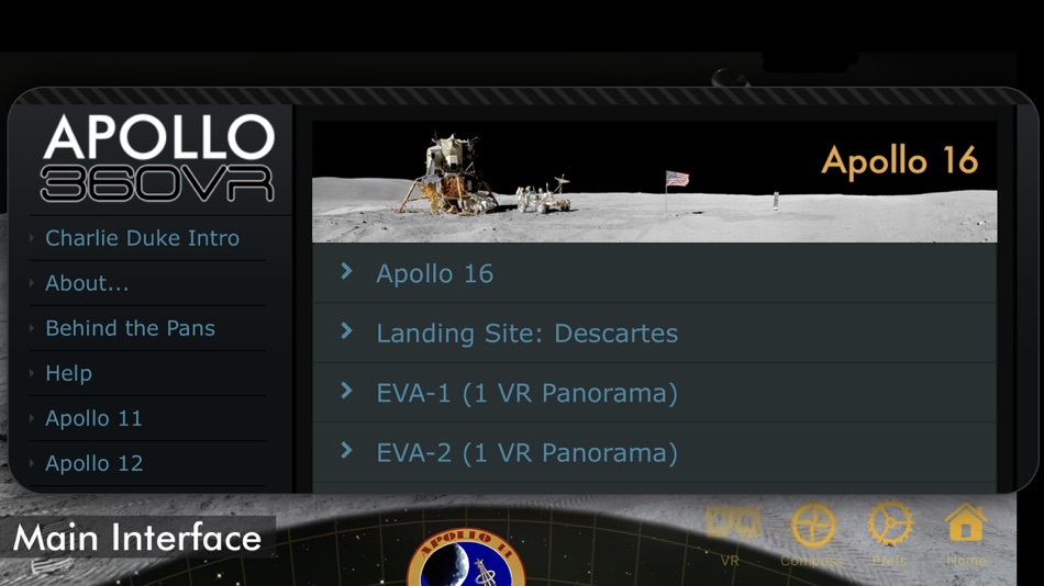 #5. Apollo360-VR (iOS) 由: Mike Smithwick