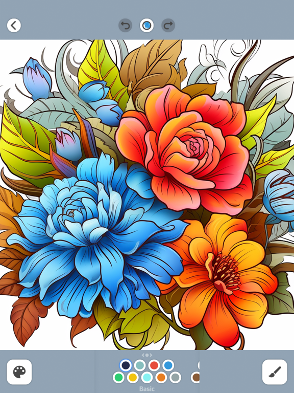 Unlimited! AI Coloring Pages iPad screenshot