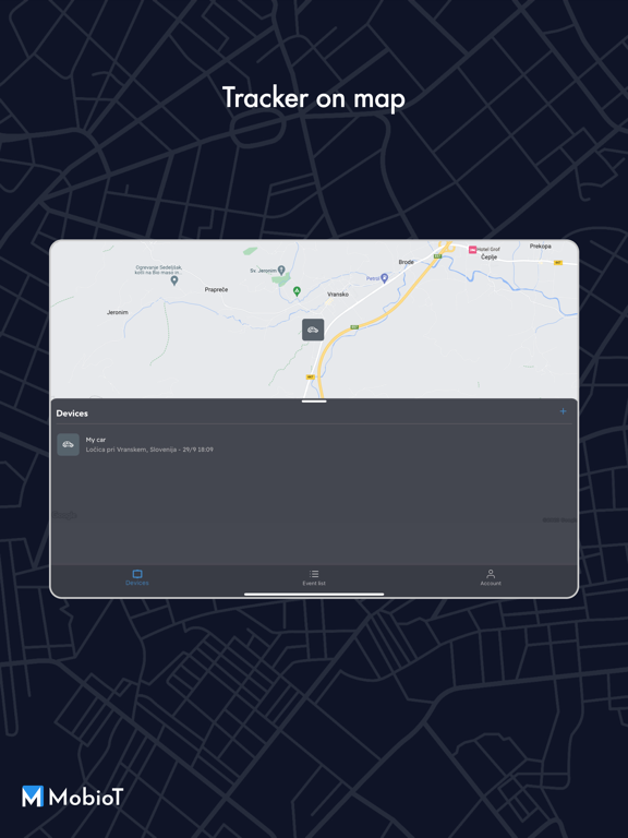 MobioT iPad screenshot 1 - Navigation app