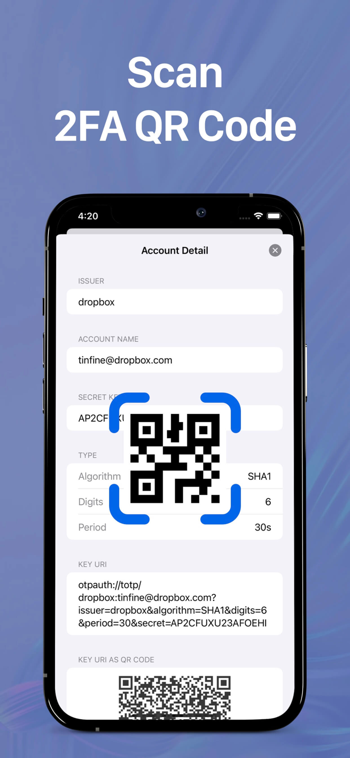 Authenticator Password