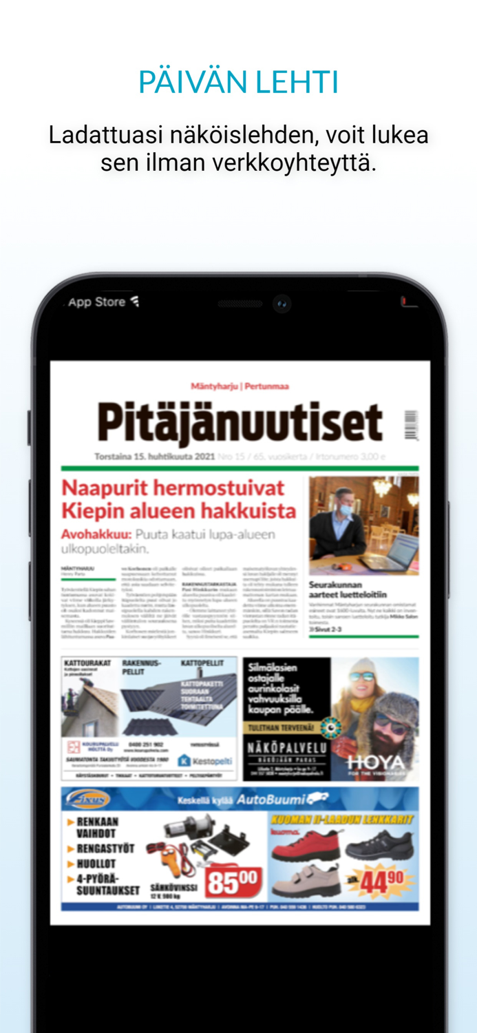Pitäjänuutiset päivän lehti