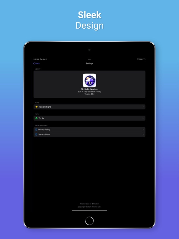 SkyScope: Weather iPad screenshot 3 - Weather app