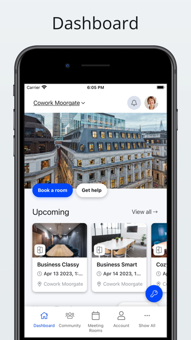 Screenshot 1 of AC Coworking Hub App