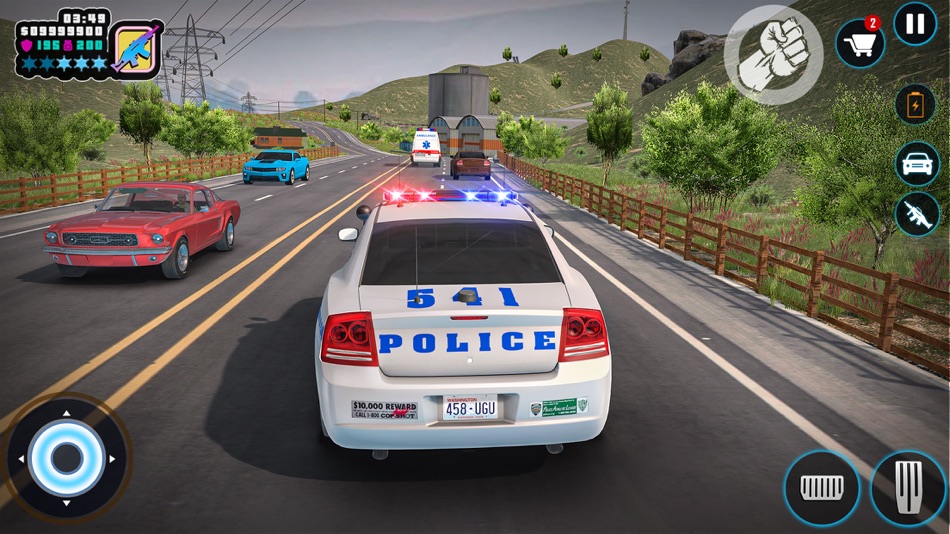 Highway Car Chase Police Games - 1.2 - (iOS)