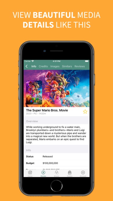 Cinefy - Movies, Shows, Celebs Screenshot