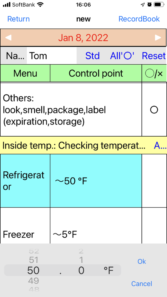#3. HACCP Record for one store (iOS) 由: Akira Yamada