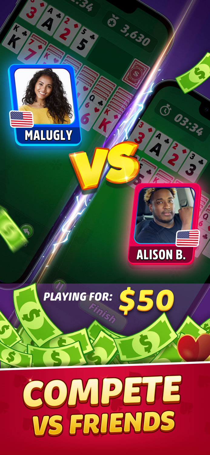 Solitaire-Play for Cash