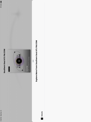 Southern Soul ATL FM.COM iPad screenshot 3 - Music app