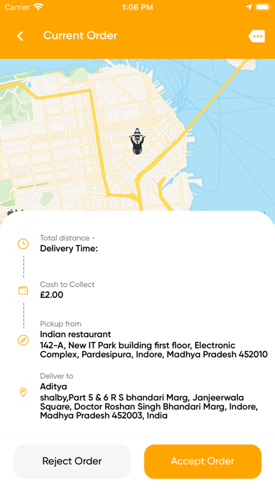 Meal Mate Driver : Commercial Screenshot