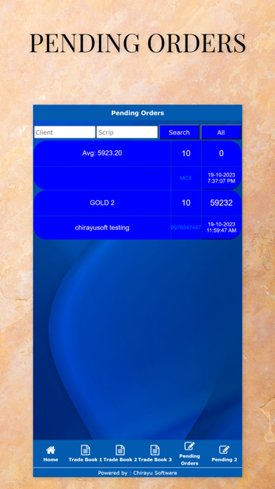 Chirayu Admin 2.0 Screenshot