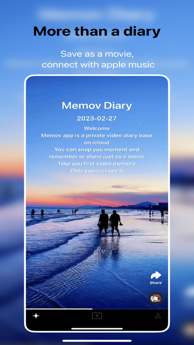 Memov-Video diary for memories Screenshot