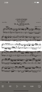 Mozart Variations for piano screenshot #1 for iPhone