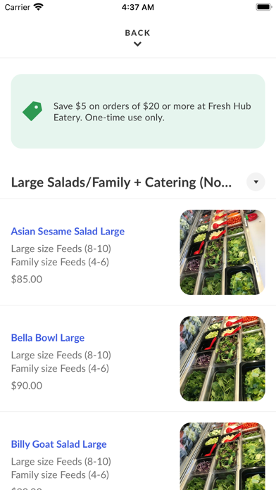 Fresh Hub Eatery Screenshot