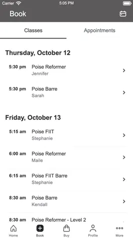 Game screenshot Poise Pilates+Barre LLC apk