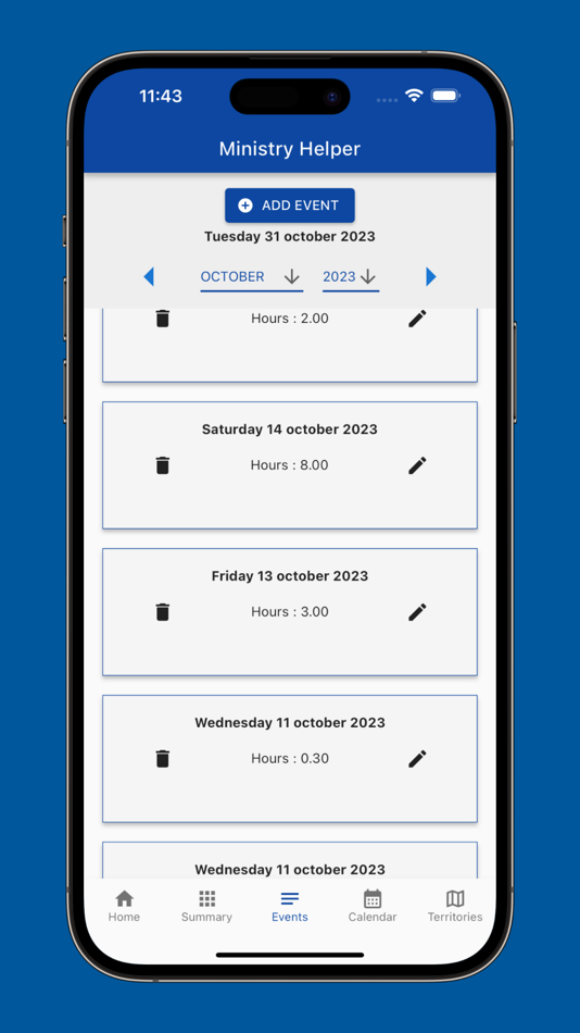 #5. Ministry Helper (iOS) Podle: Jonathan Serravalle