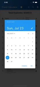 Travel Expense Calculator screenshot #5 for iPhone