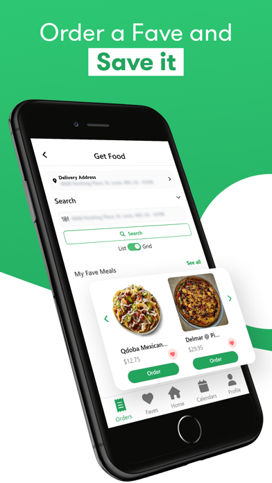 MealFave: Food Delivery & Plan Screenshot